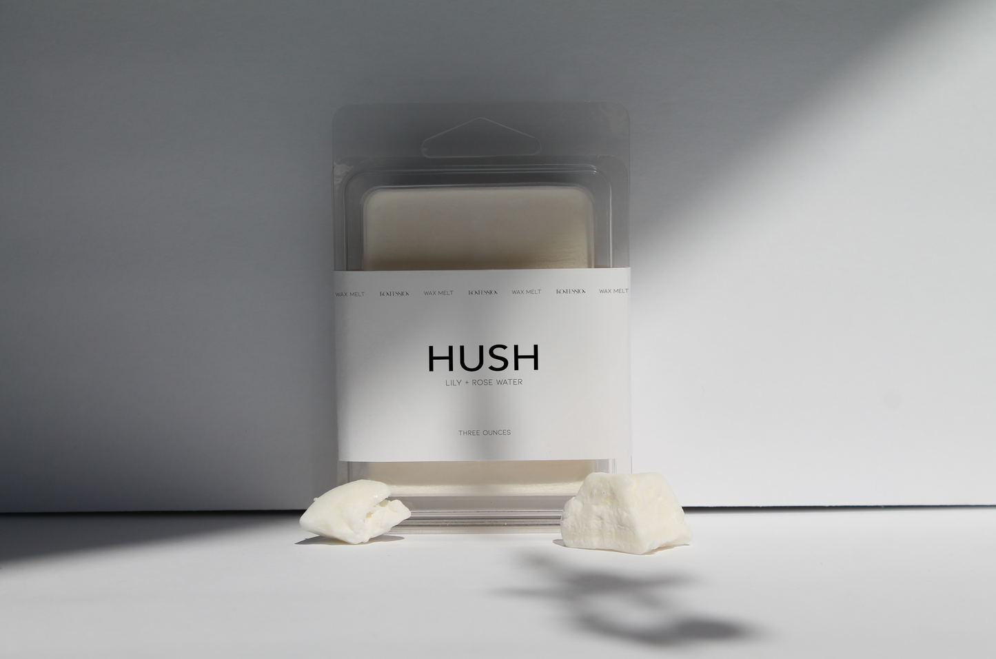wax melts made with 100% soy wax. Available in all scents