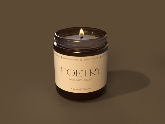 Poetry | Wild Daisy Fields 8 oz Soy Candle