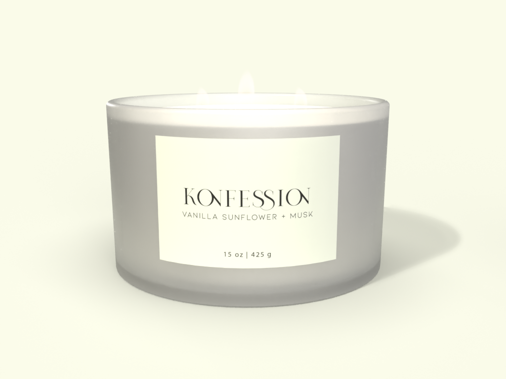 Vanilla + Sunflower 3 Wick Soy Candle